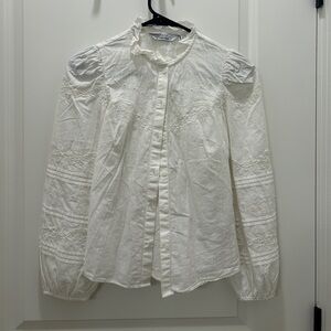 & other stories cottage button up